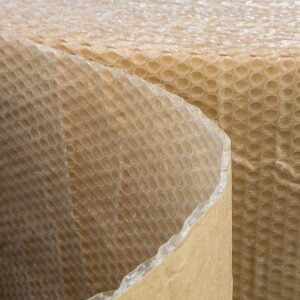 BOBINA A BOLLE D'ARIA CON STRATO DI CARTA  h 125 cm X 80 mtl - PLURIBALL 90gr+CARTA