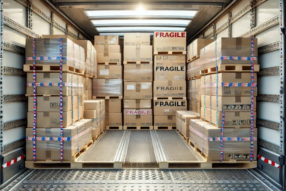 consigli utili per trasloco sicuro usando in modo appropriato pallet, scatole, nastri ed altri articoli da imballaggio.
