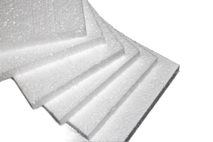 Polistirolo per imballaggi 4 Lastre in polistirolo