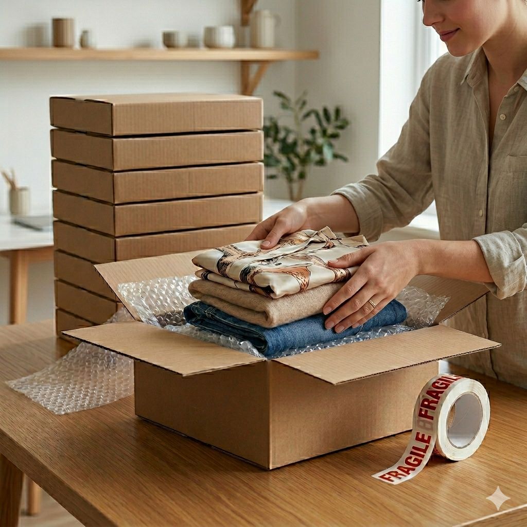 Kit Imballaggio per Spedizioni Vinted – Protezione Completa per i Tuoi Pacchi 2 Kit imballaggio per spedizioni vinted